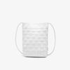 Korean Style 2023 Textured Woven Women's PU Shoulder Bucket Bag