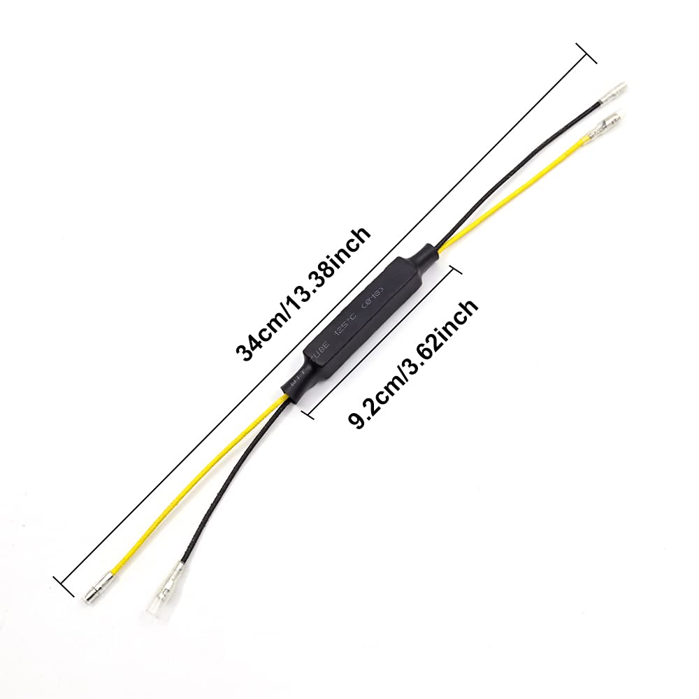 X-STYLE Turn Signal Resistor for Motorcycles Motorcycles Up To 21W LED Anti-Hifra Resistor