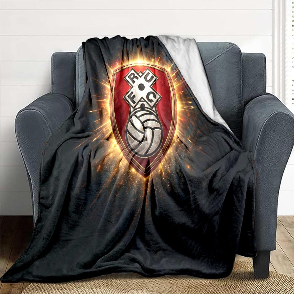 Rotherham United Flannel Blanket, High quality Comfortable for All Seasons, Home Decor, Warmth and Comfort