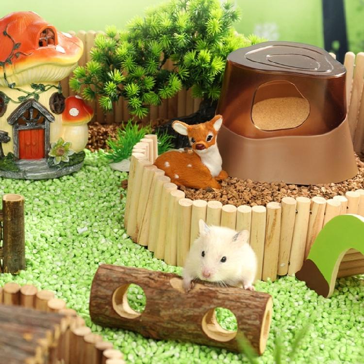 Hamster Bathroom Hamster Bathtub & Batch Container Small Animal Habitat Decors