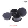 Dia. 5mm-38mm Silicone Rubber Snap-on Blanking Bore Plugs Hole Stopper Round Tube Pipe End Caps Sealing Dust-proof Waterproof