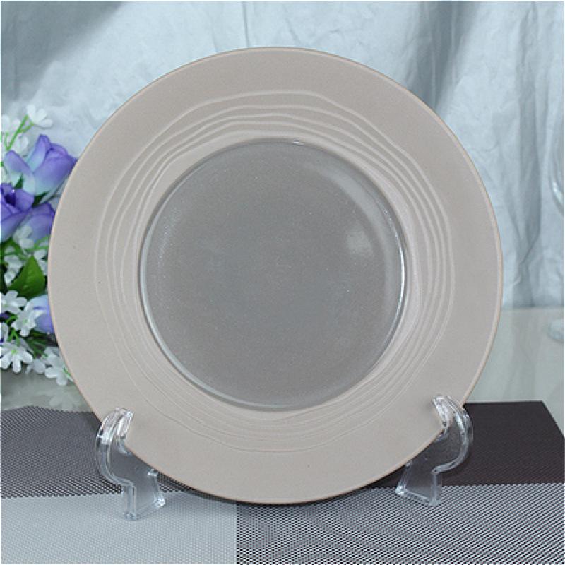 Round Plate, Tea Cake, and Artwork Display Stand - Plastic Easel Bracket