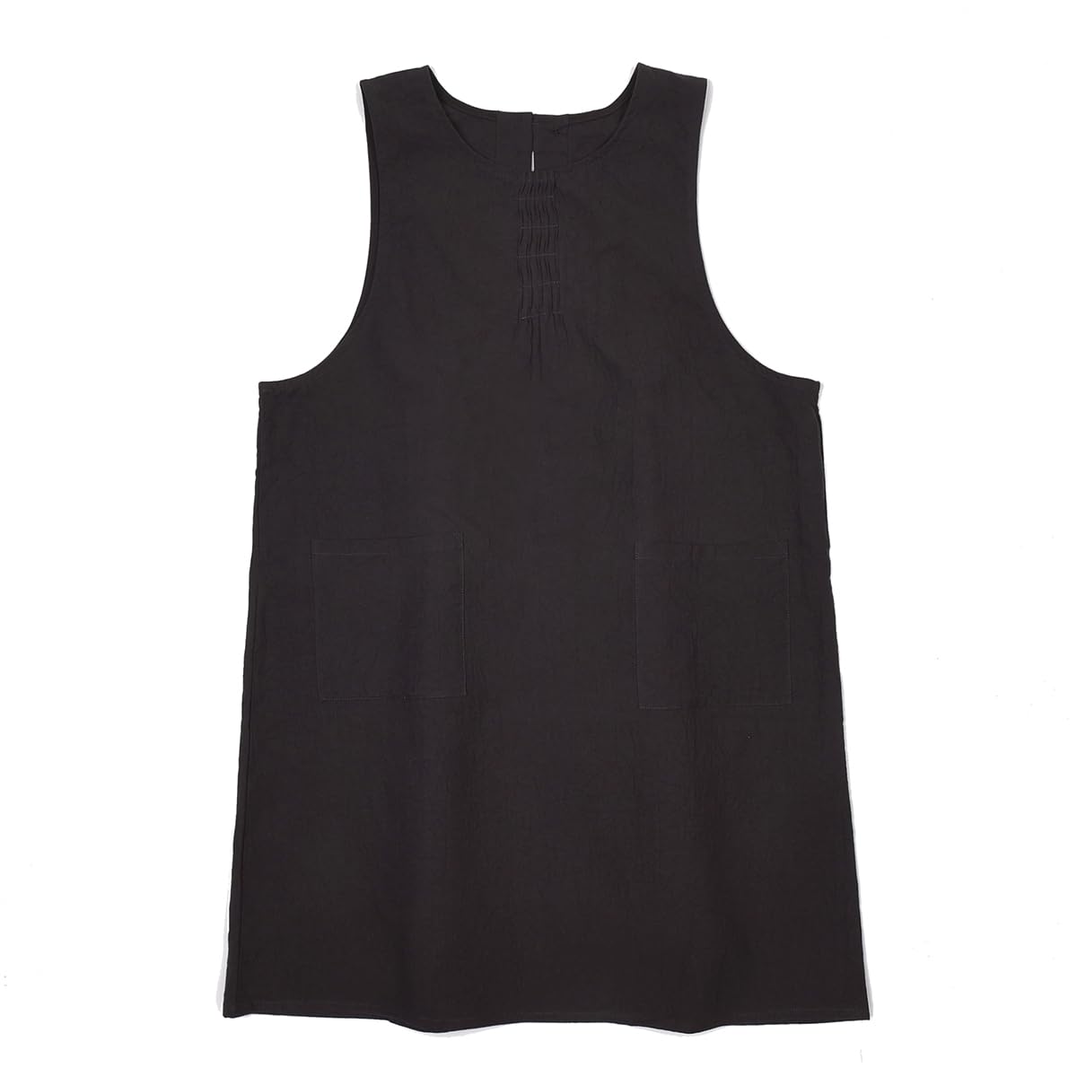 

Sewing Washer Pintuck [Kusuguru Japan] Apron, Apron, K103-21, Sumikuro, M-L