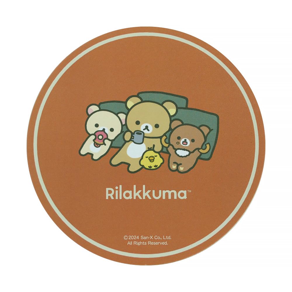 Dear Cars Mouse Pad Rilakkuma Cafe Die-cut - (Home Brick)