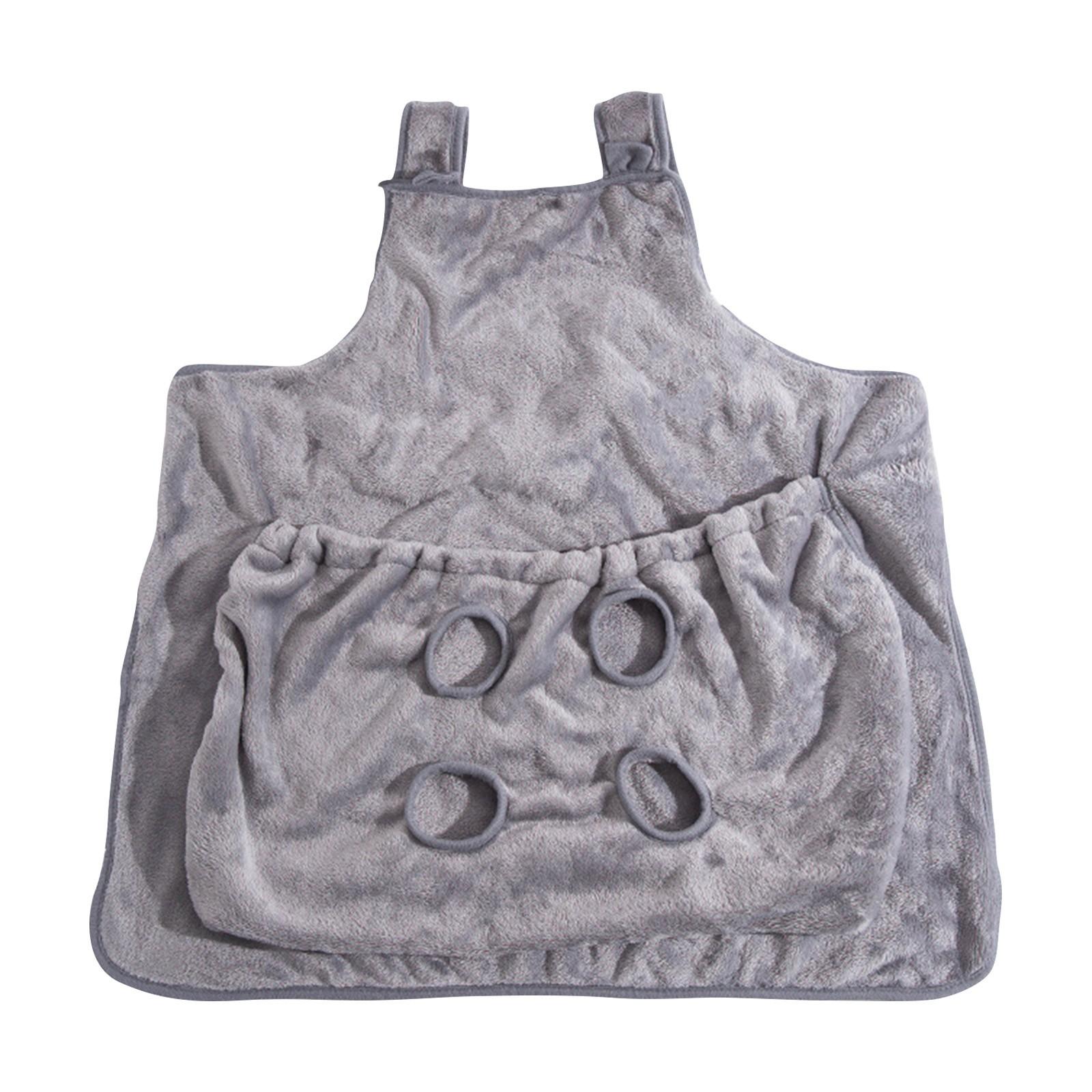 

Ремешок для фартука для кошек, спальный мешок для домашних животных, регулируемый нагрудник, большой карман, фартук, удобная текстура, усиливающая привязанность (1 шт)