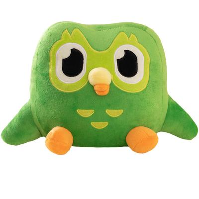 30cm Groene Uil Pluchen Speelgoed Duo Pluche van Duo De Uil Cartoon Anime Uil Pop Zacht Knuffeldier Kinderen Verjaardagscadeau
