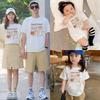 Stylish 2023 Summer Short Sleeve Family T-Shirts for Men, Women, & Kids - Perfect for Kindergarten Sports Day, Family of Three or Four