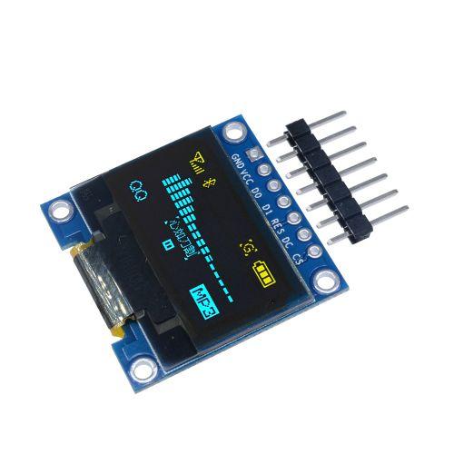 0.96-inch Monochrome Oled Lcd Display Module With 7pin Control Chip Ssd1306 Supporting Spi/ic