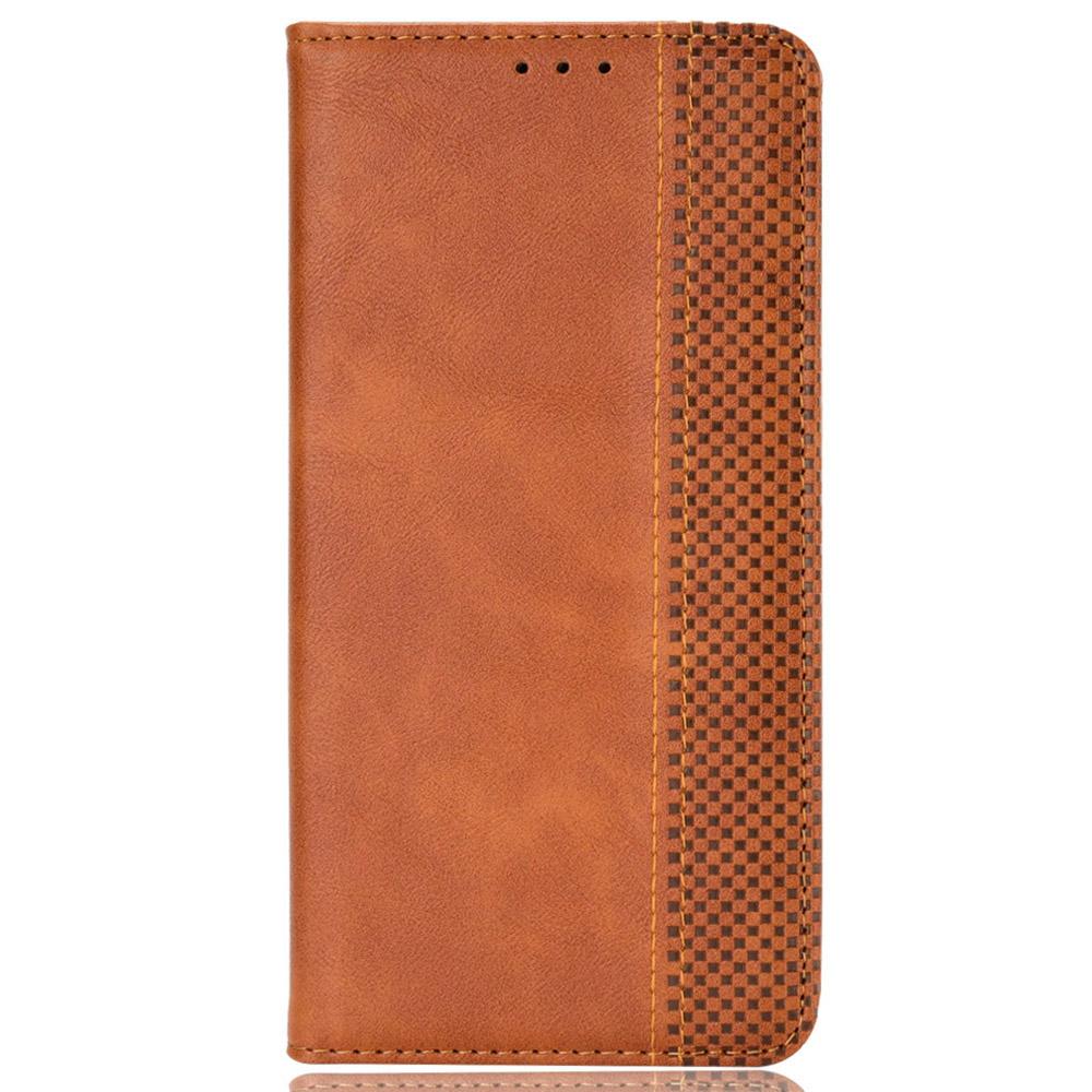 For Samsung Galaxy A15 5G Leather Case Retro Phone Cover with Wallet Stand