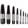 8 Pieces Screw Stud Remover Set Broken Damaged Bolt Extractor