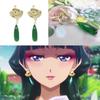 Anime Water Drop Earrings,The Twitter Of The Girls In The Medicine House Is The Same As The Style Around,Earrings And Ear Clips Are Versatile Earrings