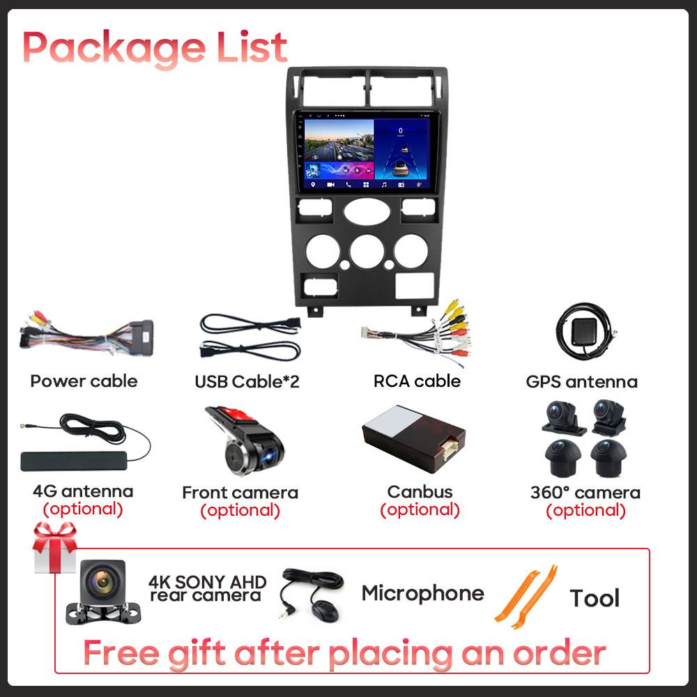 Android Multimedia  For Ford Mondeo 3 2000 - 2007 Car Stereo CPU Radio QLED Player Navigation Carplay Auto HDR 5G Cam Dash WIFI