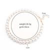 Imitation Pearl Necklace Adjustable Elegant Irregular Beads New Trend Date Wedding Party Jewelry Women Girls Gift
