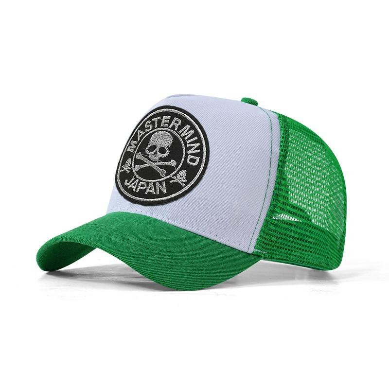 Embroidered cap Men's high-top mesh baseball cap Women's enlarged deepened hat Summer breathable driver's hat