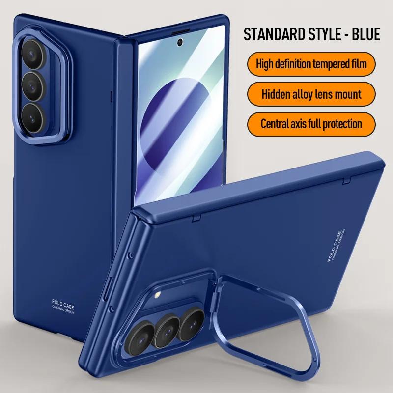 For Samsung Galaxy Z Fold 8Ultra With Privacy Tempered Glass Film Full Protect Ultrathin Case Spring Hinge Camera Holder Cover