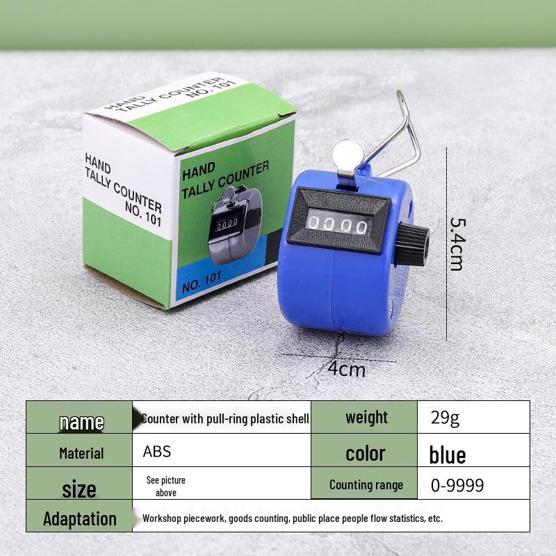 Colorful Metal Handheld Mechanical Tally Counter