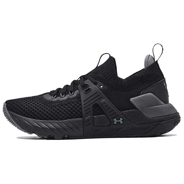 (WMNS) Under Armour Project Rock 4  Black Pitch Grey  Women s 3023696-002 EU 35.5