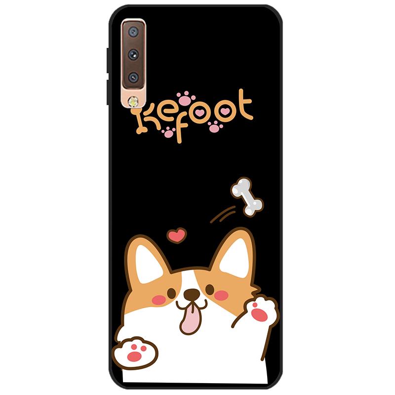 For Phone Case Samsung Galaxy A7 2018 Case Bumper Soft TPU Silicone Coque Back Cover For Samsung A7 2018 A750 A750F Case Fundas