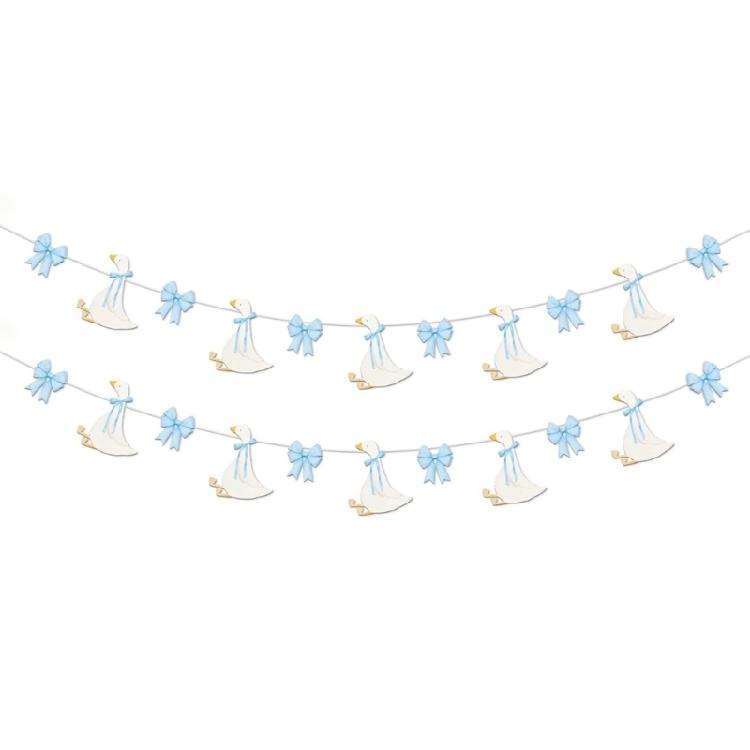 

Cheerful Paper Geese Themed Streamers Ornament Birthday Party Wall Hanging Decoration For Birthday Baby Showers Party