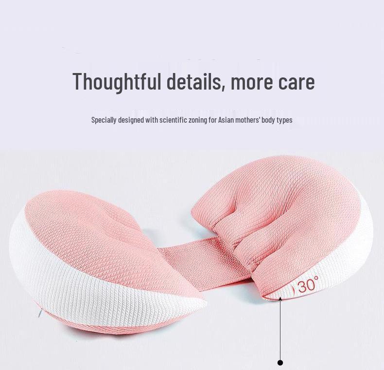 U-shaped Maternity Pillow for Back, Side, and Abdominal Support