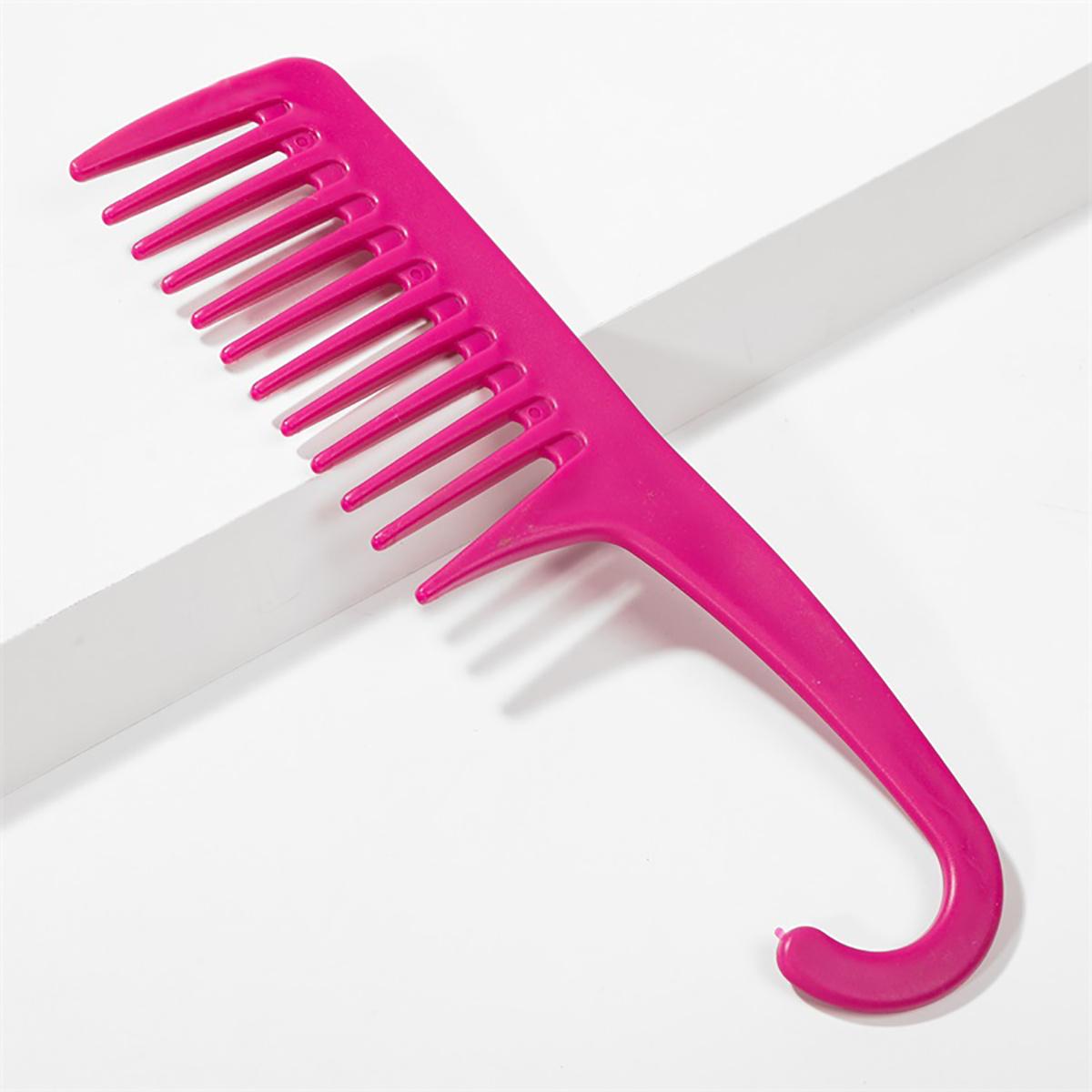 

Anti-Static Hair Comb Hairdressing Brushes With Hanger Shower Detangler Large Wide Tooth Comb Professional Salon Makeup 1PC
