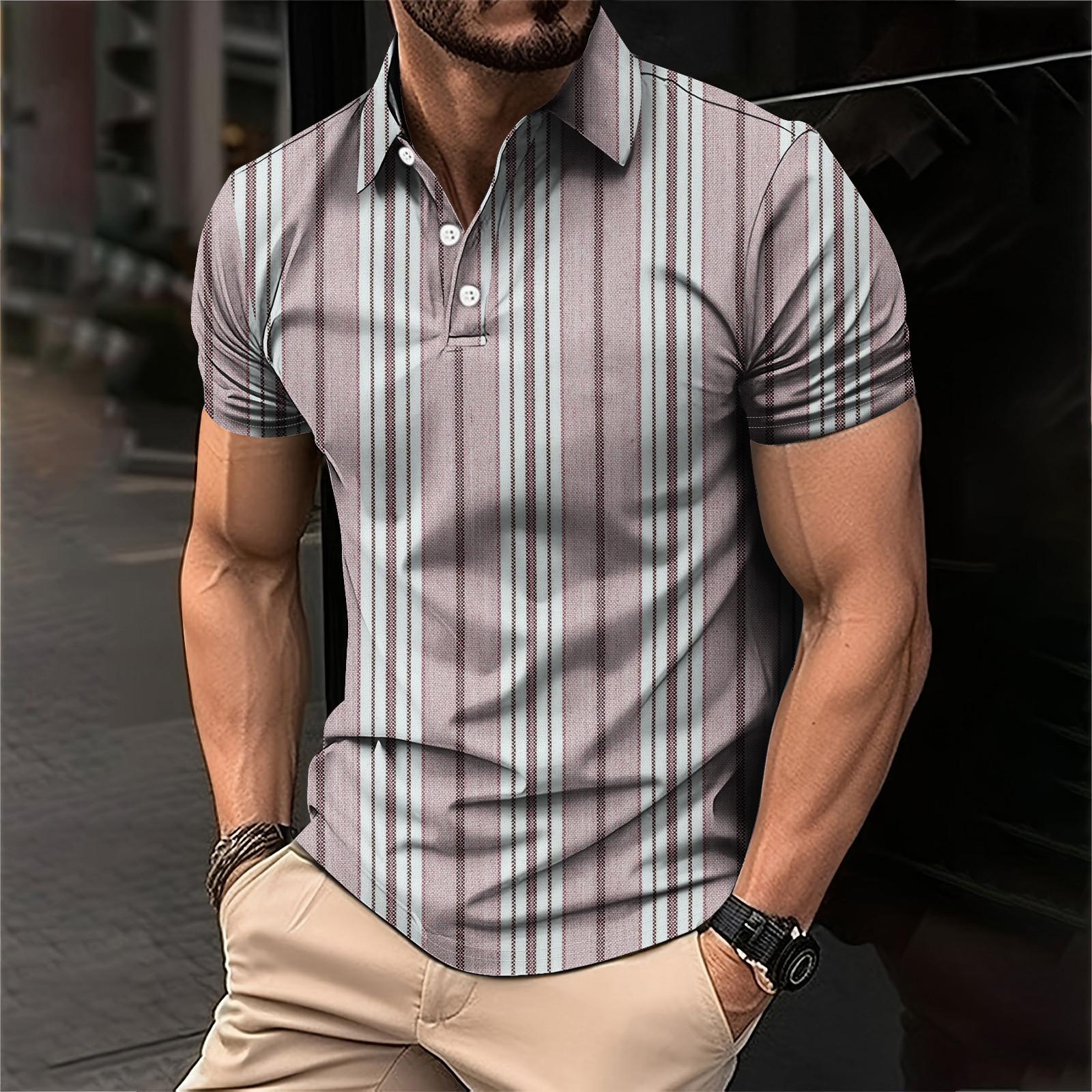 

Мужская рубашка для гольфа, повседневная спортивная, с V-образным вырезом, ребристый воротник, с коротким рукавом, модная, повседневная, однотонная, однотонная, весна-лето, стандартная посадка XL розовый