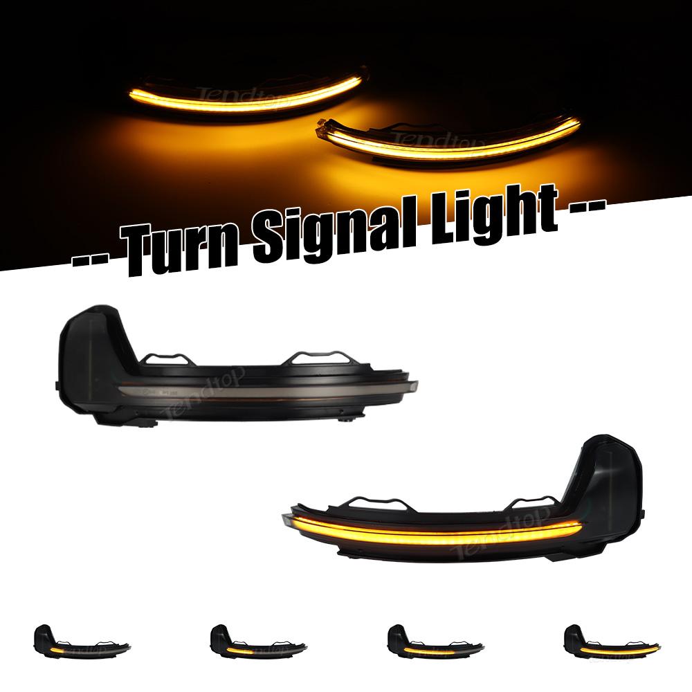 LED Mirror Blinker Dynamic Turn Signal Indicators Lights for VW Tiguan MK2 Touareg MK3 Sequential Indicators Lamps