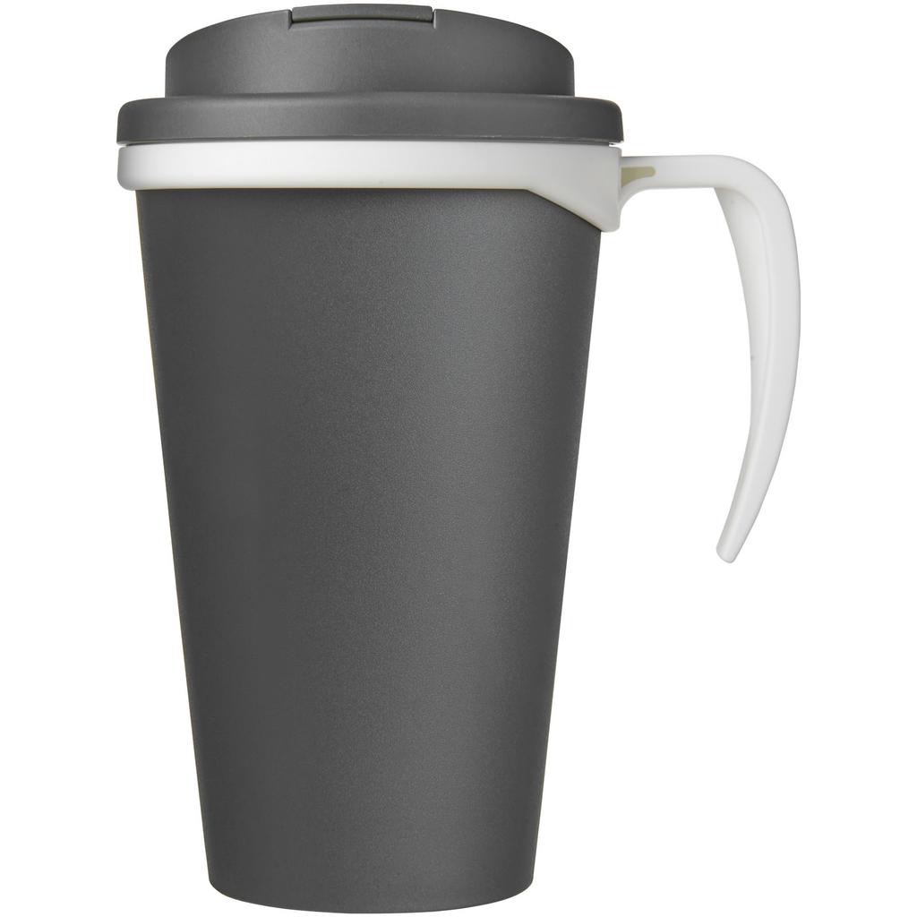 Americano "Grande" 350 ml mug with spill-proof lid Gray