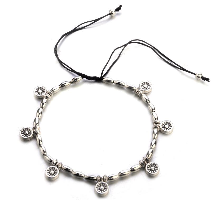 

Винтажный браслет на щиколотку босиком, цепочка на ногу, шарм для йоги, пляжные украшения с индивидуальностью