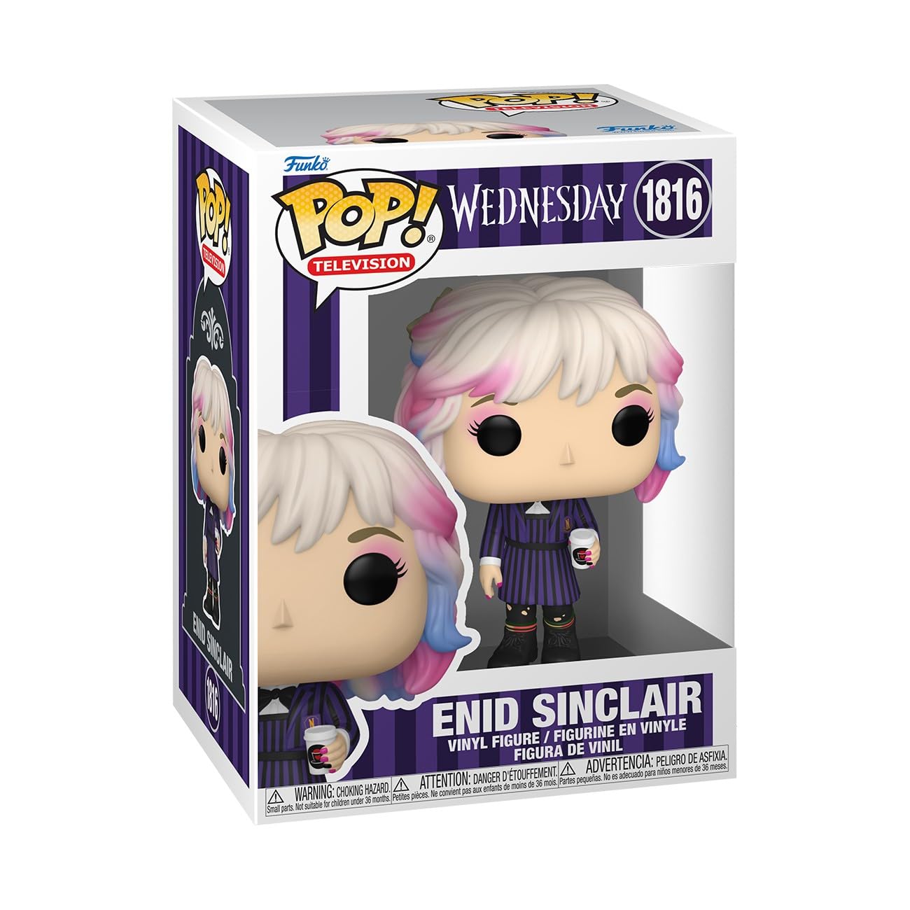 

Funko Уэнсдей Энид Синклер Коллекционная виниловая фигурка Идея для подарка Официальный мерч Игрушка для детей Взрослых Поклонников Хоррора Фигурка-модель для Коллекционеров и