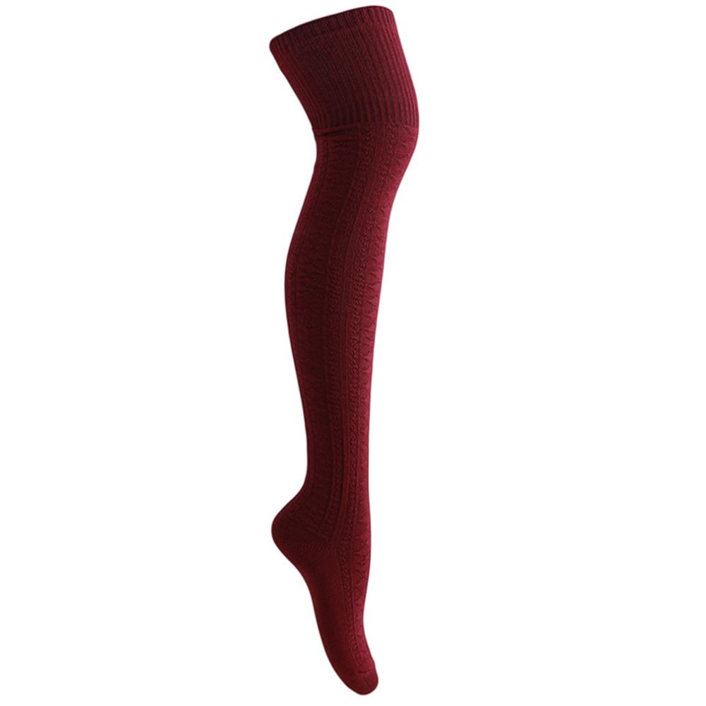 1 Paar Kniekousen Dames Dijhoog Boven de Knie Kousen Voor Dames Meisjes Warm Lang Kous Sexy Medias