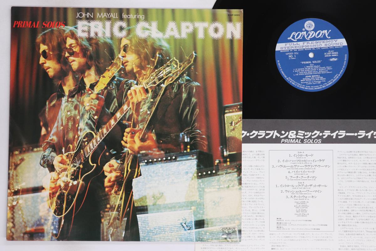 

LP Record JOHN MAYALL - Primal Solos K16P9065 LONDON 1977 Japan Rock Used