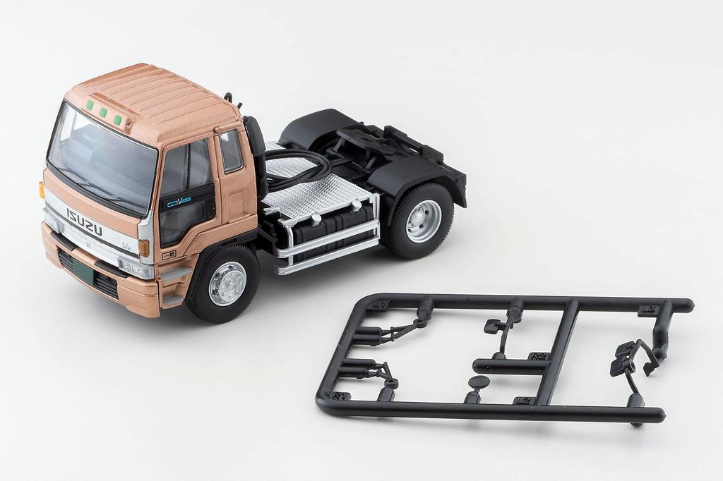 TOMYTEC Tomica Limited Vintage Neo Scale Isuzu 810EX Car Transporter ASZ022 Vehicle Transporter Finished Product 1/64 LV-N225c (Antico Trailer) Brown,
