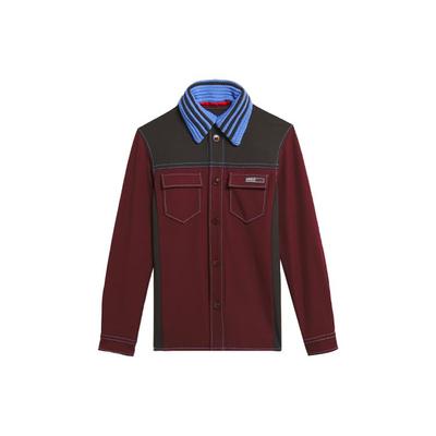 Originals X Wales Bonner Rock Blouson Sport Patchwork Button-Up Jagdjacke Herren Jacke Mystery-Brown GM6636