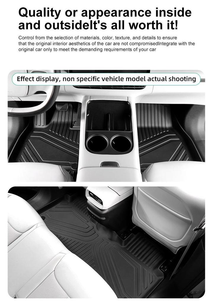 Nissan Qashqai X-Trail Floor & Trunk Mats: TPE, Fits 25 Models