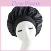 Bonnet de douche en polyester avec design respirant et imperméable pour usage spa et salon