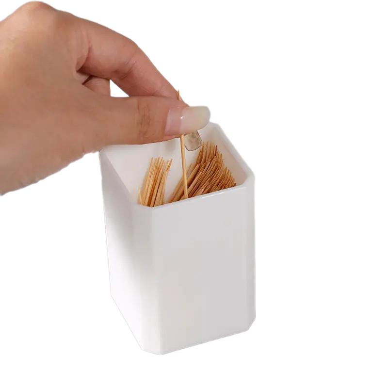 Küche Zahnstocherbox Haushalt Zahnstocherhalter Behälter Wohnzimmer Tragbarer Zahnstocherspender Aufbewahrungseimer Aufbewahrungsbox