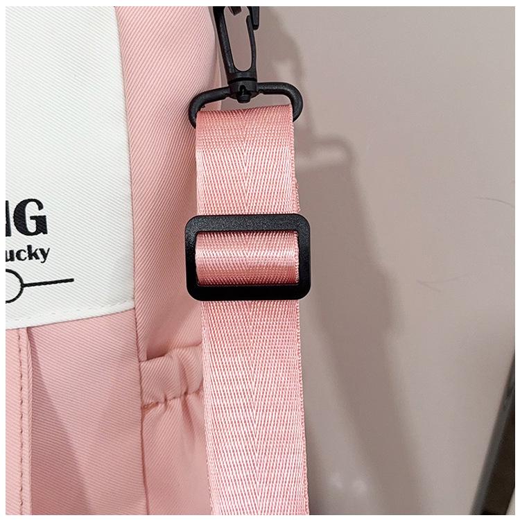 Trendy Large-Capacity Tutoring Shoulder Bag for Female Students