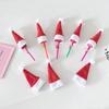 Mini Candy Christmas Hat Classic Decoration Festival Party Supplies Creative Chic Ornament for Home Hotel Dinner Room Table
