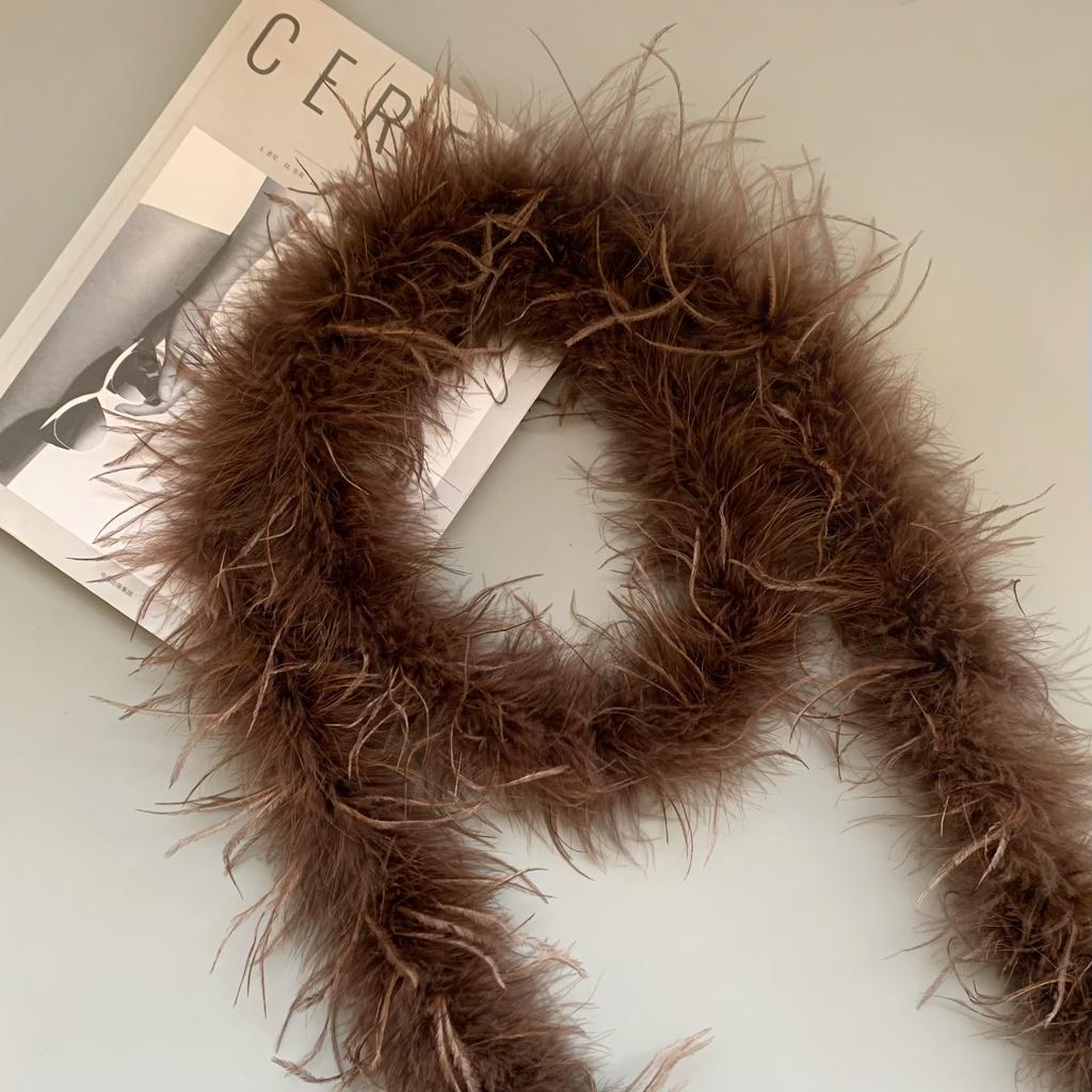 Colored Feather Strips, Ostrich Hair, Top Strips, Dance Costumes DIY Decorative Materials, Clothing Accessories