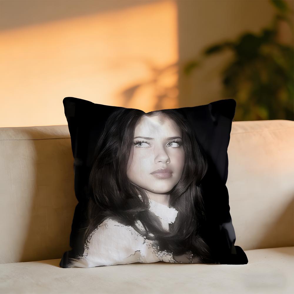 Adriana Lima Cushion Cover Cozy Velvet Throw PillowSoft Warm Cushion For Sofa Bed