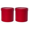 Two Tiny Floral Display Buckets Sturdy Base Gift Wrapping Boxes For Artistic Arrangements Home Or Office Decoration Use
