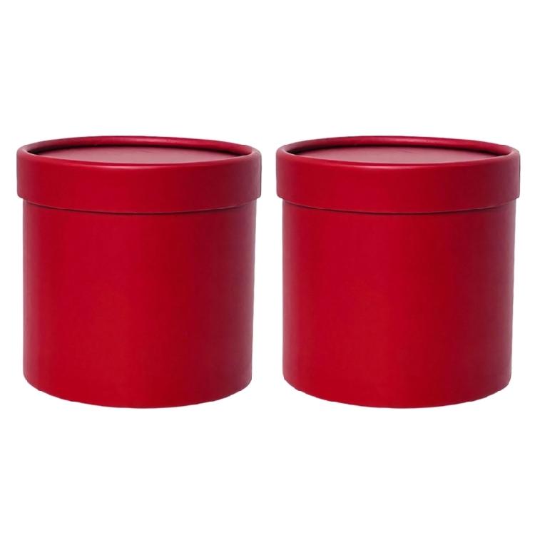 Two Tiny Floral Display Buckets Sturdy Base Gift Wrapping Boxes For Artistic Arrangements Home Or Office Decoration Use