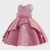 Robe de Princesse en Satin Moelleux pour Filles - Tenue Courte d'Été pour Mariage & Spectacle pour Enfants