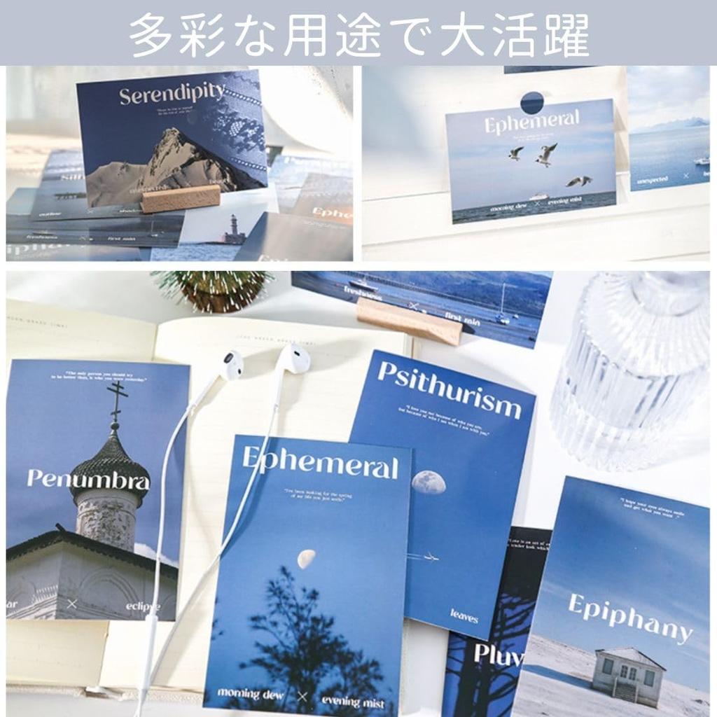 Donalee Stylish and Cute Postcard Set of 25, Postcard Size, Nordic, Korean, and International Designs, Mini Posters (Earth Tone Symphony)