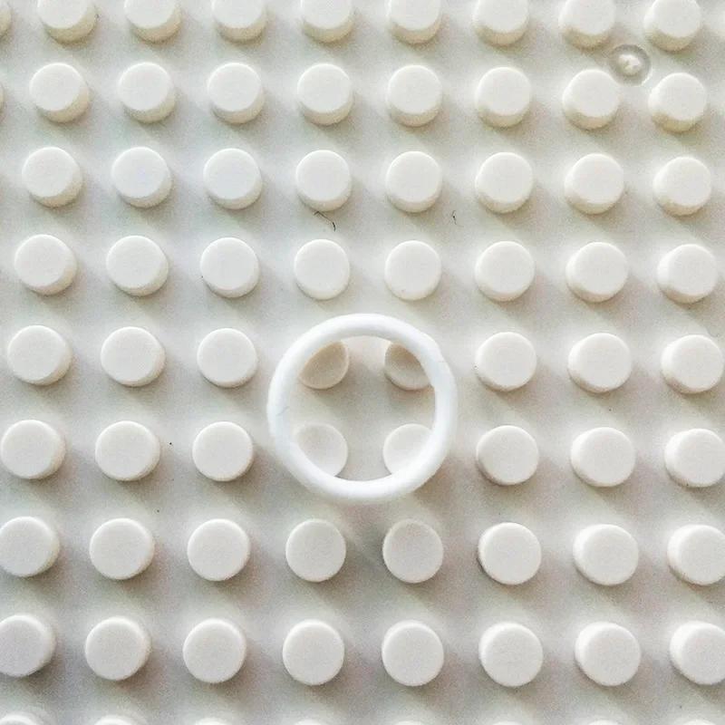 

10Pcs 2X2 3X3 4X4 5X5 Round Pulley Rubber Band Belt Elastic Cross Section Compatible 85543 85544 85545 85546 For Technic