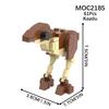 MOOXI Space Wars Series Robot Model MOC Brick DIY Diorama Adult Children Toys Building Block Set Montessori Gift Room Decoration
