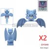 MOC Medieval Military Figures Building Blocks Castle Militia Soldier Dragon Gothic Knight Helmets Swords Shield Bricks Toys N06