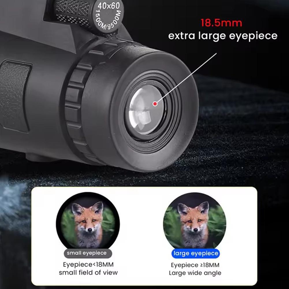 Monocular Telescopes For Adults High Power Night-vision Telescopes Waterproof With Smartphone Adapter/tripod