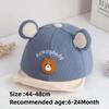 with Ears Baby Baseball Cap Cartoon Bear Infant Peaked Hat Comfortable Sun Hat  For Boys Girls
